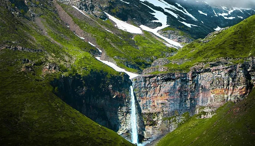 Sissu WEATHER waterfall Himachal pradesh