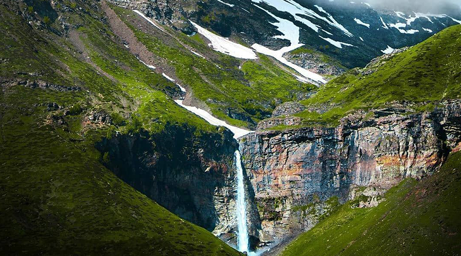 Sissu WEATHER waterfall Himachal pradesh