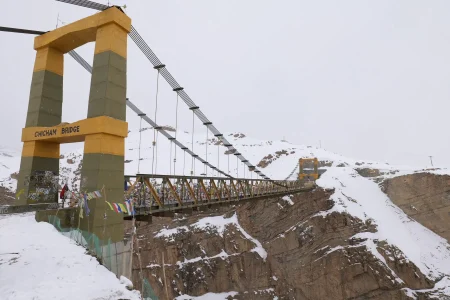 Backpacker XP - Winter Spiti Trip - Chicham Bridge