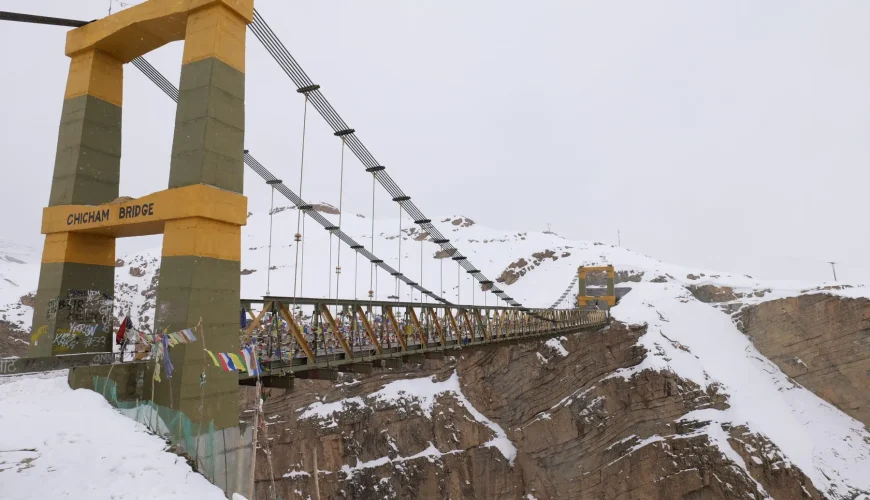 Backpacker XP - Winter Spiti Trip - Chicham Bridge