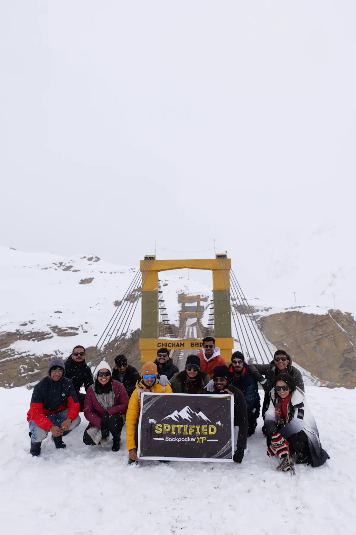 Backpacker XP - Winter Spiti Trip - Chicham Bridge