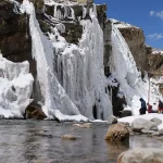 Backpacker XP - Winter Spiti Trip - Lingti Waterfall